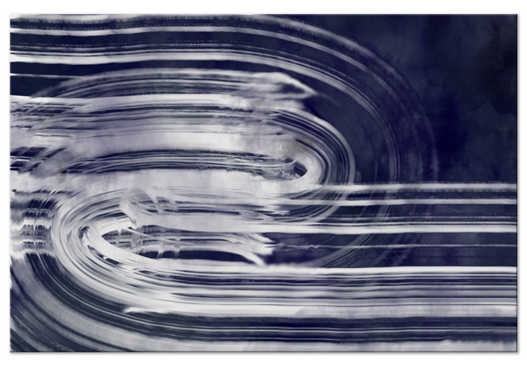 Canvas Print Water circles - Abstraction with the image of water and currents 135329
