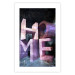 Poster Home in Violets - violet 3D text on an abstract background 135729 additionalThumb 15