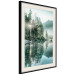 Wall Poster Morning by the Lake - lake landscape with trees and sunrise 137229 additionalThumb 10