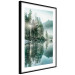 Wall Poster Morning by the Lake - lake landscape with trees and sunrise 137229 additionalThumb 9