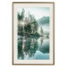 Wall Poster Morning by the Lake - lake landscape with trees and sunrise 137229 additionalThumb 18