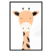 Poster Funny Giraffe - colorful amusing animal on a white contrasting background 138129 additionalThumb 12