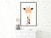 Poster Funny Giraffe - colorful amusing animal on a white contrasting background 138129 additionalThumb 27