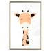 Poster Funny Giraffe - colorful amusing animal on a white contrasting background 138129 additionalThumb 16