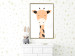 Poster Funny Giraffe - colorful amusing animal on a white contrasting background 138129 additionalThumb 21