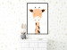 Poster Funny Giraffe - colorful amusing animal on a white contrasting background 138129 additionalThumb 15
