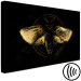 Canvas Print Night Moth (1-piece) Wide - first variant - animal in black 142529 additionalThumb 6
