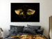 Canvas Print Night Moth (1-piece) Wide - first variant - animal in black 142529 additionalThumb 3