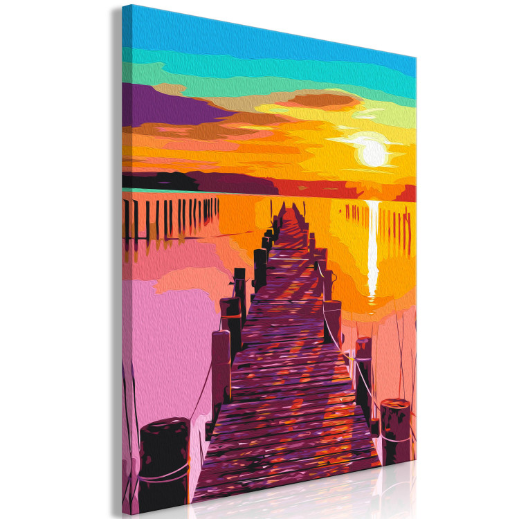 Paint by Number Kit Sun and Shadows - Play of Light on the Pier, Dynamic Sky 144529 additionalImage 6