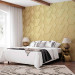 Wall Mural Geometric shapes - minimalist composition in golden colour 144629 additionalThumb 2