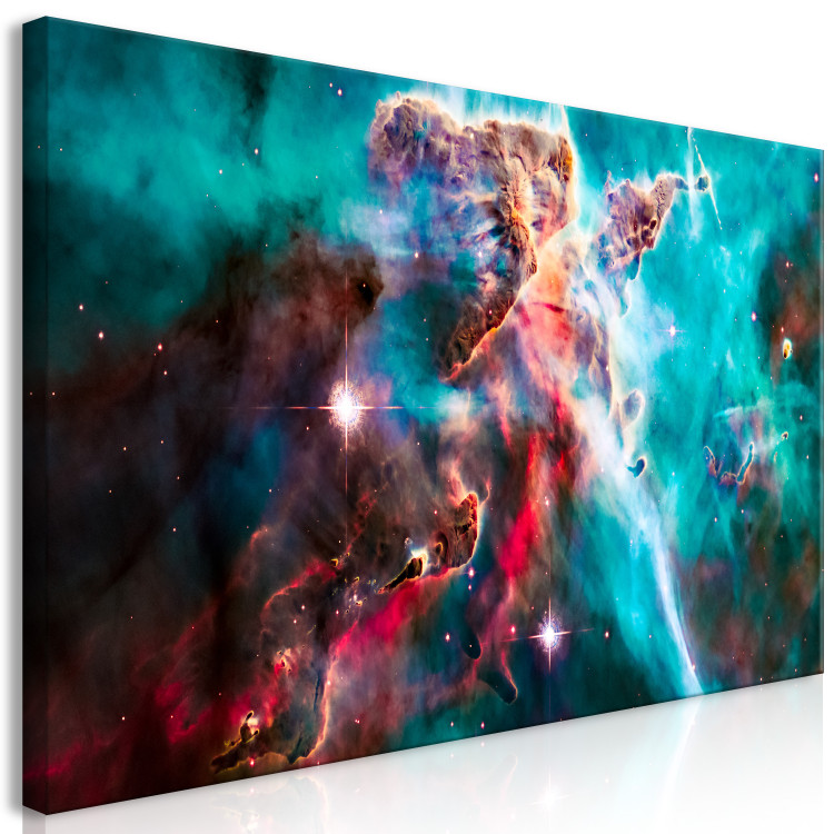 Large canvas print Galactic Journey - Photo of the Colorful Creatures of the Cosmos 146329 additionalImage 2