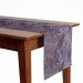 Table Runner Gold leafing - graphic floral motif with leaves in linear art 147329 additionalThumb 5