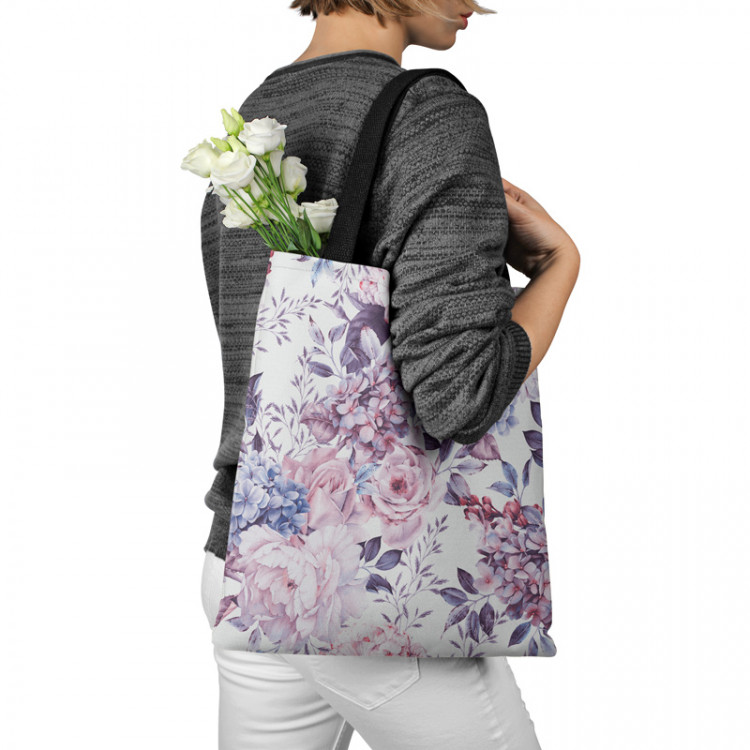 Shopping Bag Spring arrangement - flowers in shades of pink and blue 147429 additionalImage 3