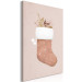 Canvas Pastel Christmas - Holiday Stocking With Plant Twigs 148029 additionalThumb 2