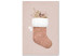 Canvas Pastel Christmas - Holiday Stocking With Plant Twigs 148029