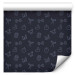 Modern Wallpaper Training Pattern - Icons of Exercise Equipment on a Navy Blue Background 149929 additionalThumb 1