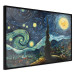 Poster Starry Night - A Landscape in the Moonlight in the Style of Van Gogh 151129 additionalThumb 5
