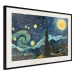 Poster Starry Night - A Landscape in the Moonlight in the Style of Van Gogh 151129 additionalThumb 8