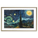 Poster Starry Night - A Landscape in the Moonlight in the Style of Van Gogh 151129 additionalThumb 26