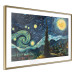 Poster Starry Night - A Landscape in the Moonlight in the Style of Van Gogh 151129 additionalThumb 9