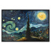 Poster Starry Night - A Landscape in the Moonlight in the Style of Van Gogh 151129 additionalThumb 23
