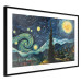 Poster Starry Night - A Landscape in the Moonlight in the Style of Van Gogh 151129 additionalThumb 7