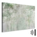 Canvas Art Print Forest Solace - A Foggy Composition With Trees on a Gray Background 151229 additionalThumb 8