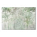 Canvas Art Print Forest Solace - A Foggy Composition With Trees on a Gray Background 151229