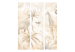 Room Divider Tropical Safari - Wild Animals in Beige Shades on a White Background [Room Dividers] 151729 additionalThumb 3