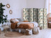 Room Divider Blooming Wildness - Tropical Plants on a Beige Background II [Room Dividers] 152029 additionalThumb 2