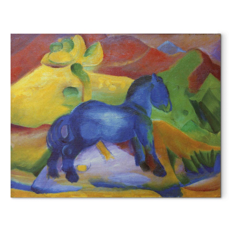 Reproduction Painting Blue Horse, children's picture 155329