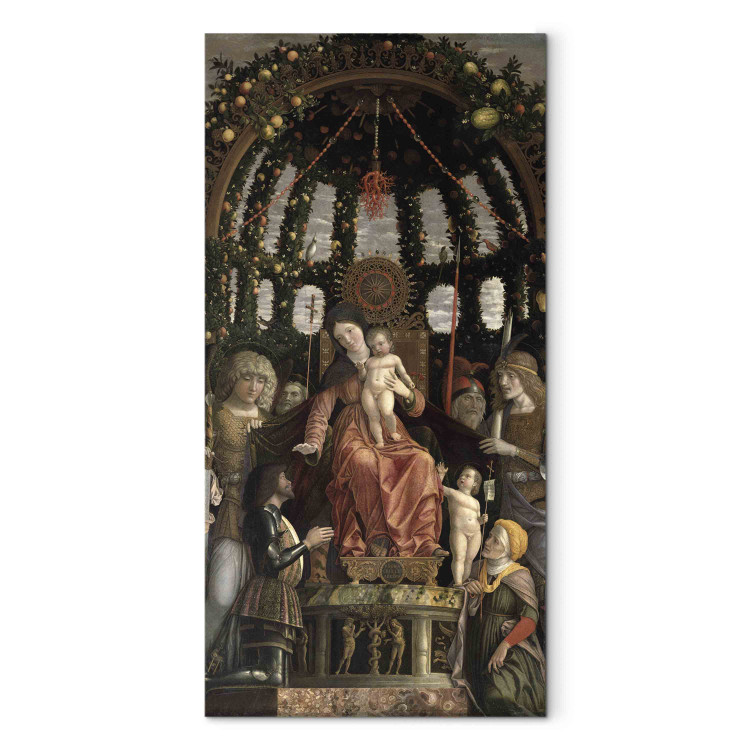 Reproduction Painting The Virgin of Victory or The Madonna and Child Enthroned with Six Saints and Adored by Gian-Francesco II Gonzaga, commissioned in 156429