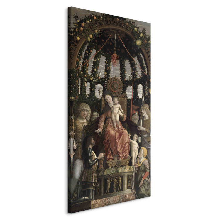 Reproduction Painting The Virgin of Victory or The Madonna and Child Enthroned with Six Saints and Adored by Gian-Francesco II Gonzaga, commissioned in 156429 additionalImage 2