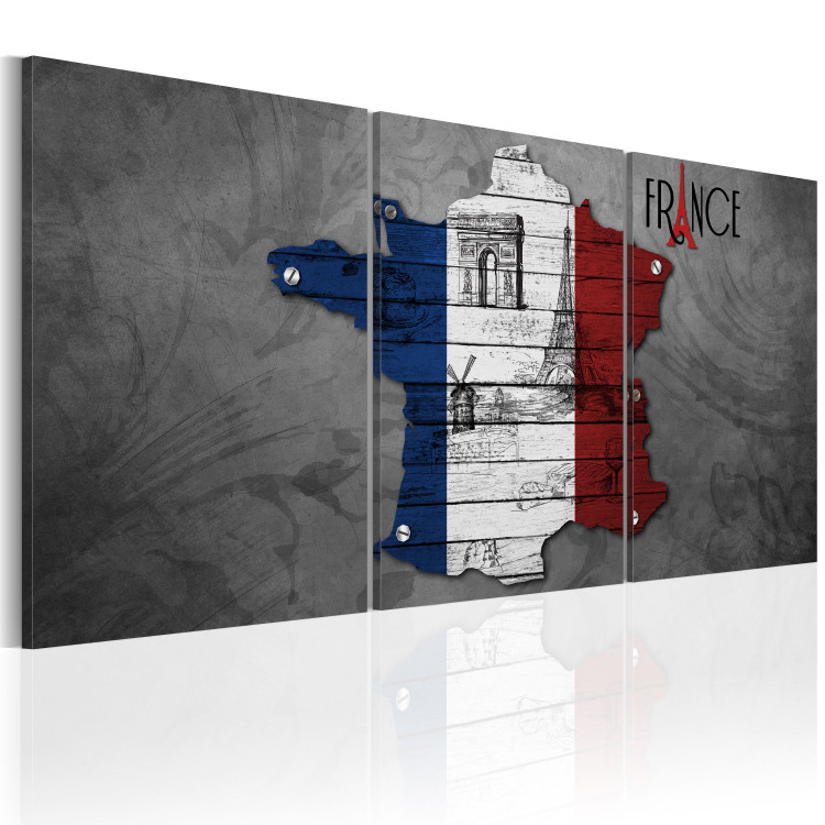Canvas Print All about France 55429 additionalImage 2