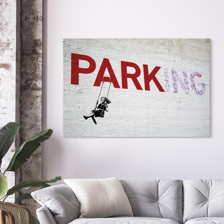 Canvas Art Print Parking (Banksy) 58929 additionalImage 9