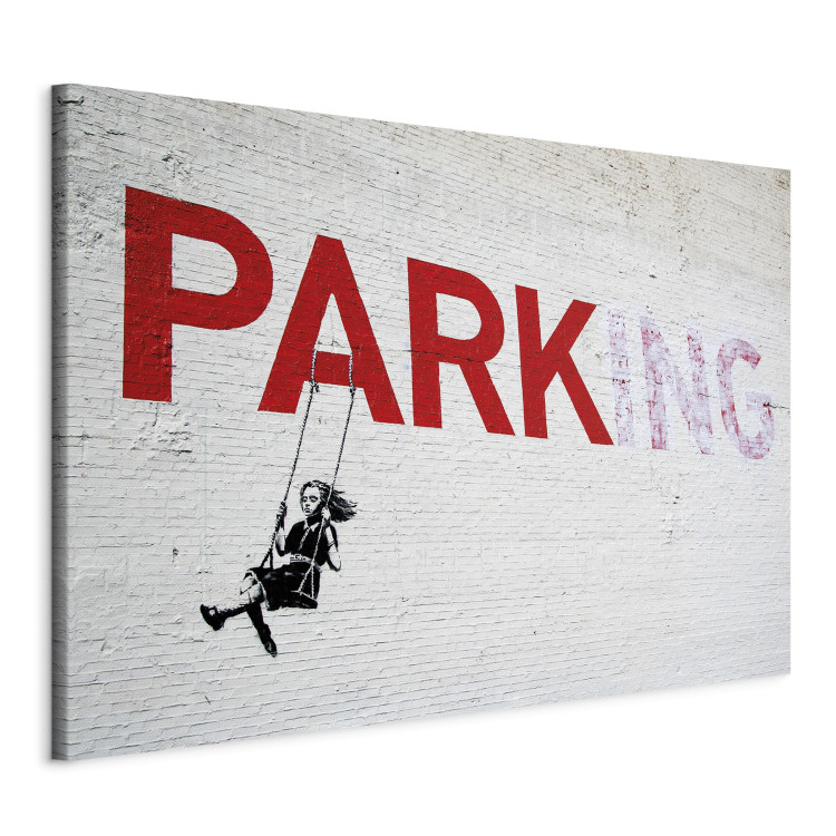 Canvas Art Print Parking (Banksy) 58929 additionalImage 2