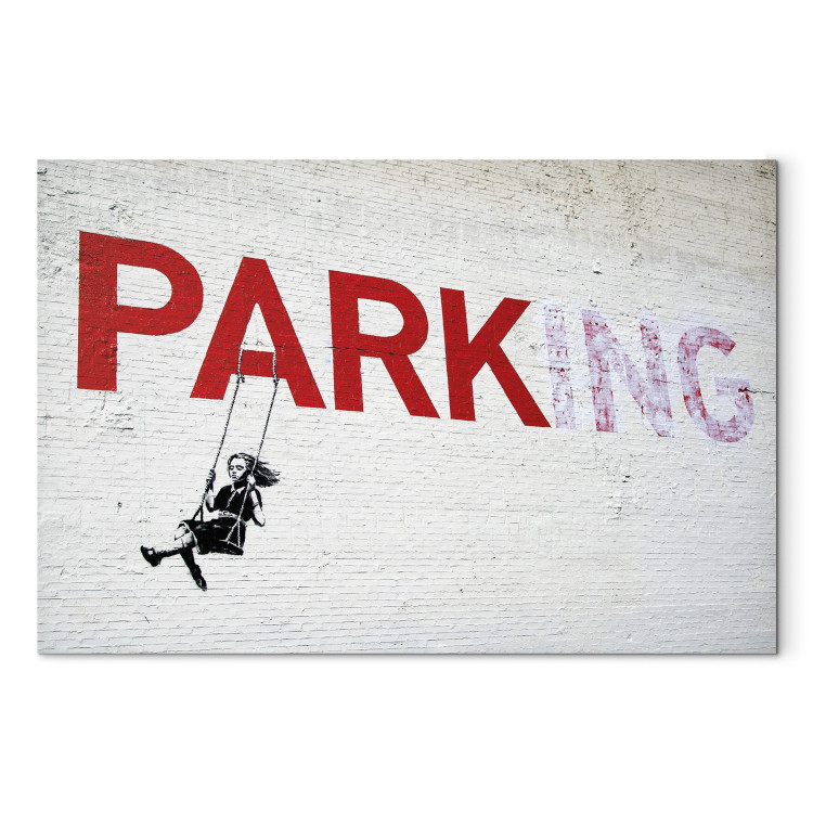 Canvas Art Print Parking (Banksy) 58929