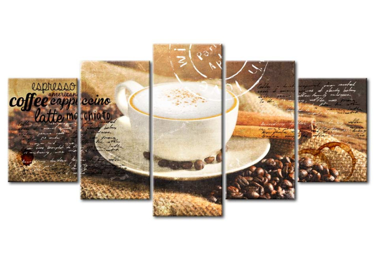 Canvas Print Coffe, Espresso, Cappuccino, Latte machiato ... 59029