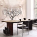 Wall Mural Geometric Landscape - Leafless Tree in Beige Space with Spheres 64629 additionalThumb 7