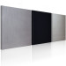 Canvas Print Graphite Trio (3-piece) - Industrial Abstraction in Grays 93929 additionalThumb 2