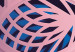 Canvas Print Ethnic Pattern (5-part) - Pink Mandala in Geometric Style 94929 additionalThumb 5