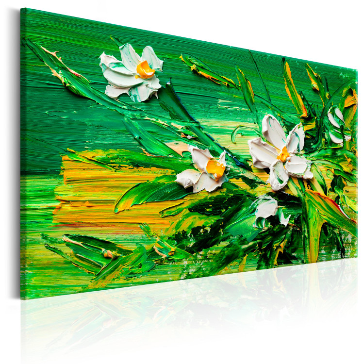 Canvas Print Impressionist Style: Flowers 97729 additionalImage 2