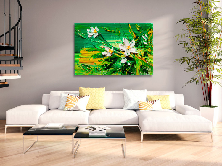 Canvas Print Impressionist Style: Flowers 97729 additionalImage 3