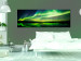 Canvas Art Print Green Sky (1-piece) - Aurora and Sea Under the Night Sky 105039 additionalThumb 3