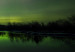 Canvas Art Print Green Sky (1-piece) - Aurora and Sea Under the Night Sky 105039 additionalThumb 4
