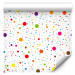 Wallpaper Rainbow Polka Dots 108339 additionalThumb 1