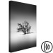 Canvas Print Tree in the Mist (1-part) - Landscape in Black and White 114839 additionalThumb 6