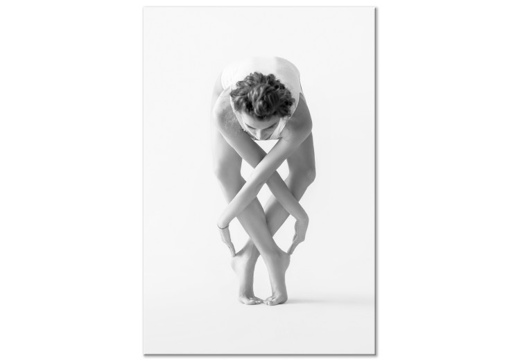 Canvas Art Print Art of Ballet (1-part) - Femininity and Grace in Dance Movements 115139
