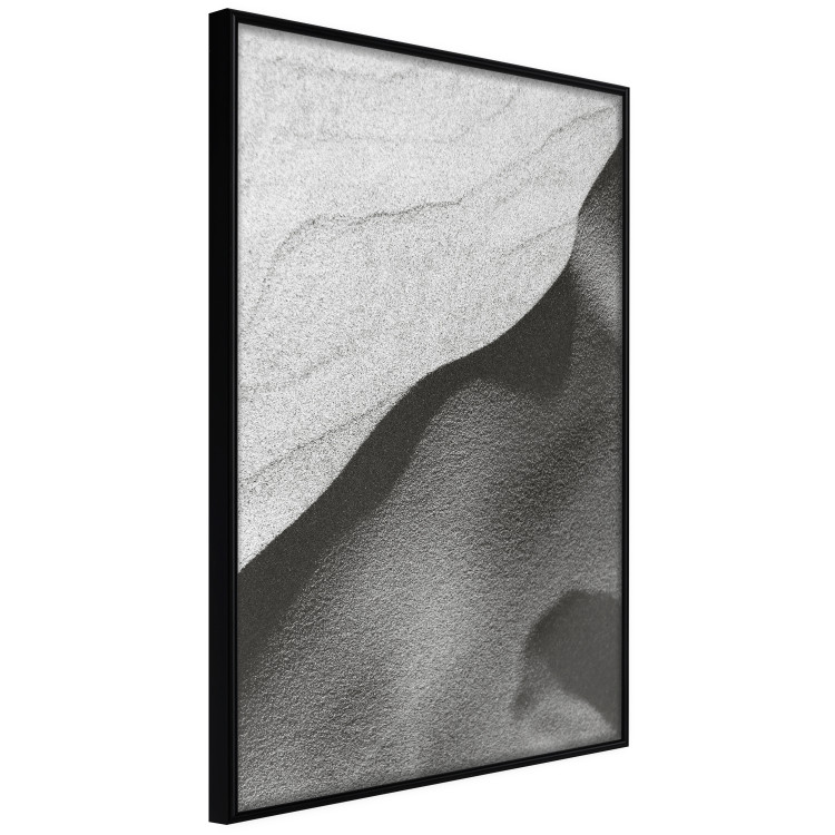 Wall Poster Sand Dunes - black and white composition with sandy waves in the middle of the desert 115239 additionalImage 10
