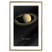 Wall Poster Saturn - lord of moons and English text against a black space backdrop 116739 additionalThumb 14